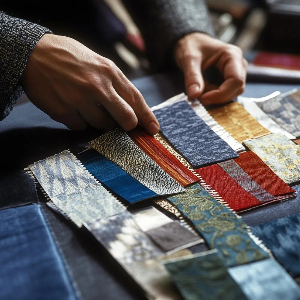 Fabric and trims selection